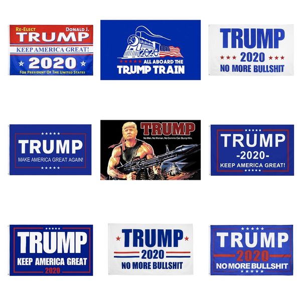 

donald trump flag 90*150cm polyester banner donald trump on the tank flag american banner for 2020 cny1412 #118