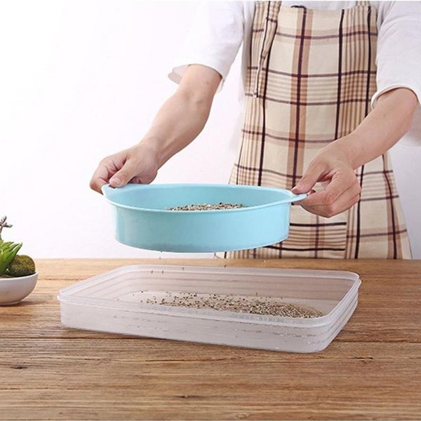 

round sieve household plastic filter soil stone grid sieve gardening tools garden sieve gardening tool planting supplies