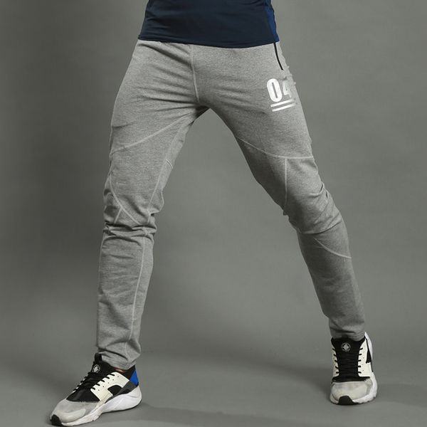

2017 fashion casual men pants new design brand sweatpants long pants slim fit straight trousers men pantalon homme, Black