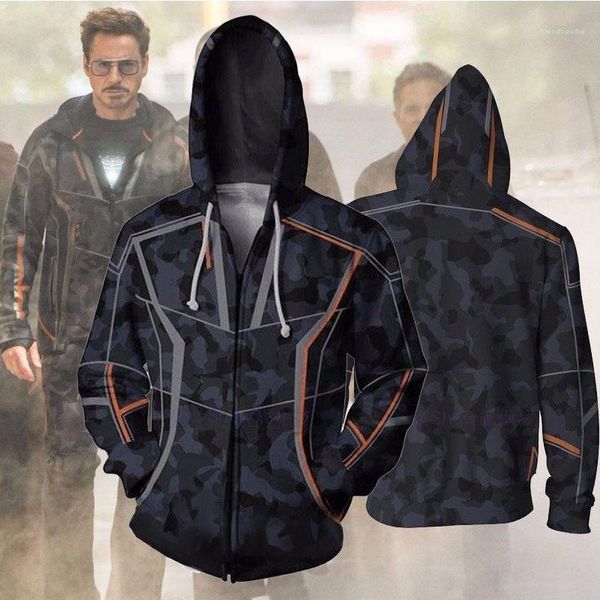 

hoodies cosplay clothing teenager pants 3d printed hooded pullovers sweatshirts avengers endgame 4 mens, Black