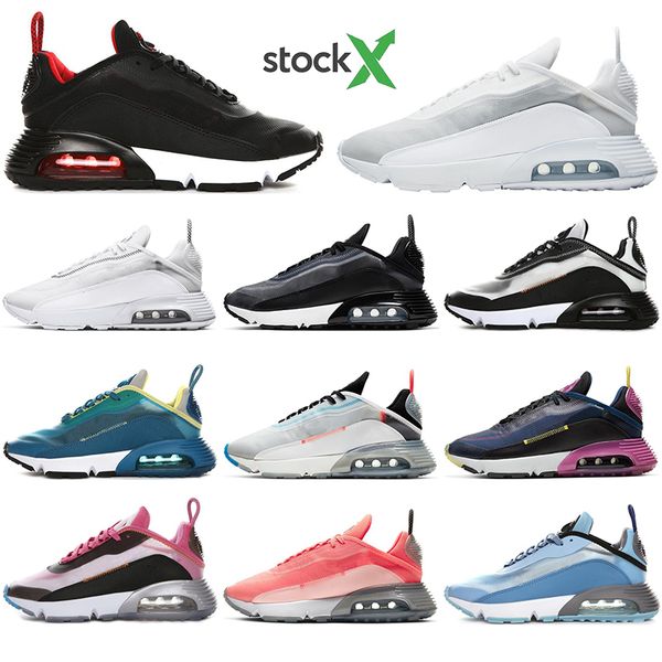 

with socks running shoes 2090 for women men pure platinum lava glow duck camo bright crimson green breathable mens trainer sports sneaker, White;red
