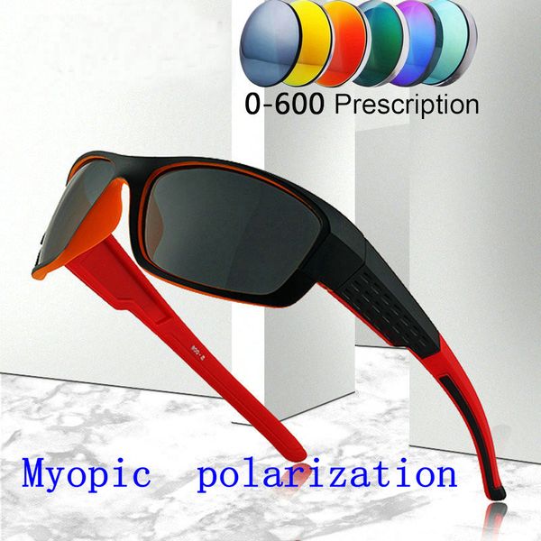 

2019 finished myopia optical polarized sunglasses comfortable man women driving mirror square polarized male goggles fml, White;black