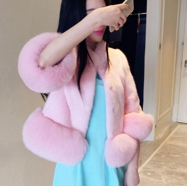 

vetement 2019 winter women's faux fur jacket artificial fur overcoat furry coat femme plus size furry fake outwear z264, Black