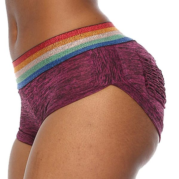 

workout shorts rainbow gym shorts women sport femme short deportivo mujer ropa mallas cortas spandex fitness, White;red