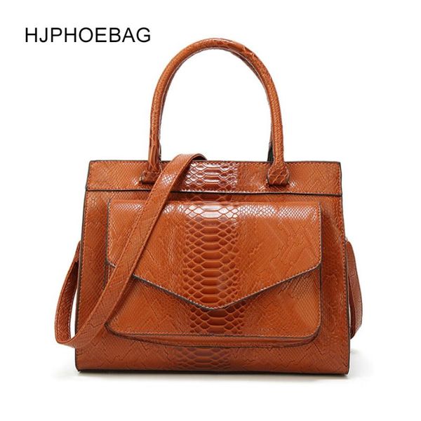 

hjphoebag new woman bag luxury handbags women's leather handbags with pouch ladies trunk tote bolsos women messenger bag yc035