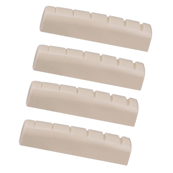 

4pcs/set right acoustic guitar nut slotted 44x6x9.8-9mm