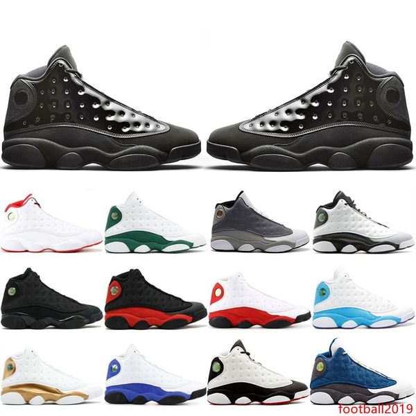 

13 13s cap and gown basketball shoes atmosphere grey for men phantom flint dmp chicago black cat mens trainers sneakers 8-13