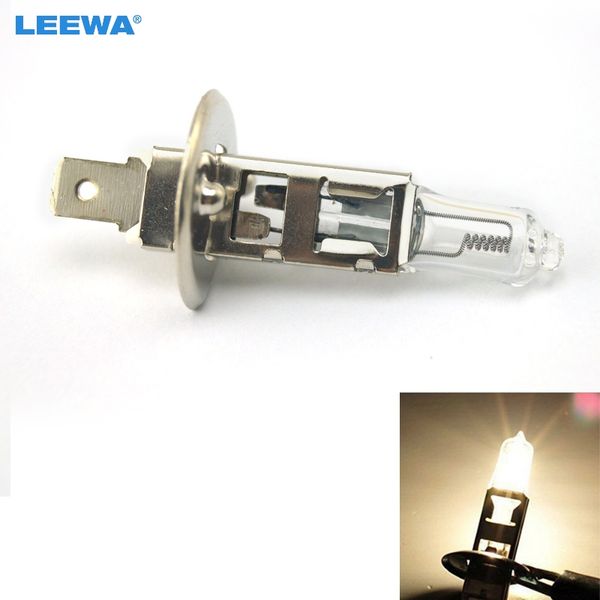 

leewa 1pc warm white auto dc 24v 70w/100w h1 halogen bulb truck bus headlight foglight driving lamp 3000k #ca1668