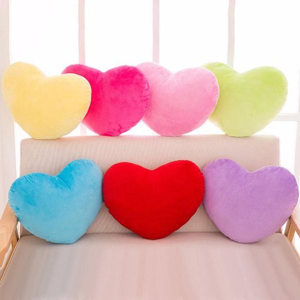 

tpfocus 20cm large heart plush pillow doll toy kids sleeping back cushion cute stuffed accompany doll xmas gift 7 colors