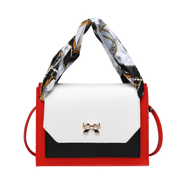 

2020 spring summer fashion all-match silk scarf women's handbag shoulder messenger bag small square bag sweet lady phone