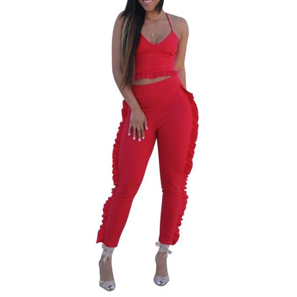 

лео двђкђонй набоѬ женки tracksuit Ѭђкавов ruffle crop оп и бѬки дам streetwear пове, Gray