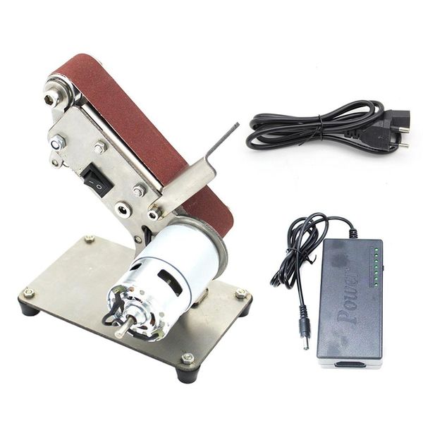 

mini small mini belt machine diy polishing machine folding 775 bare metal us fixed angle sharpening