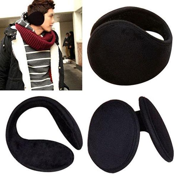 

2020 popular fashion solid winter earmuffs soft thicken plush ear cover protector ear muff wrap warmer band earmuffs for, Blue;gray