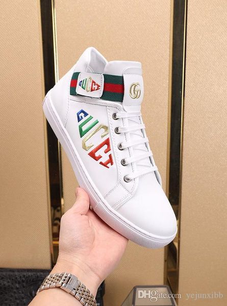 

a1 designer shoes ace luxury embroidery brands white tiger bee snake shoes leather designers sports shoes men and women casual sneakers, Black