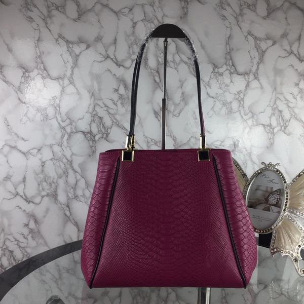 

new fashion luxury designer woman handbag cross body bags shoulder genuine leather tote purse bags leather cowhide snake print