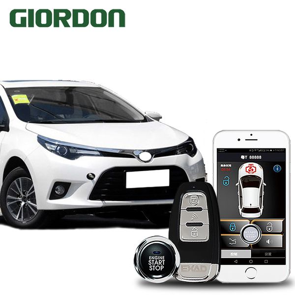 

for levin 2014 car remote start keyless entry comfort system pke start scentral locking car engine alarm system