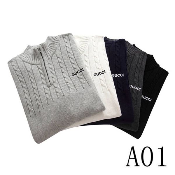 

2020 new designers pullover men's wear women's luxury sweater knit brand cotton sweater 01, White;black