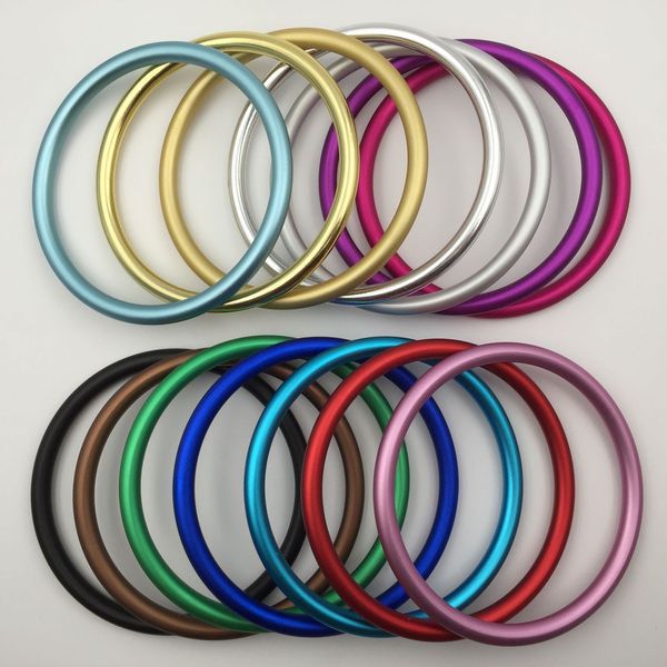 

3" 1 pairs baby carrier multiple colour aluminium ring for baby sling, Black