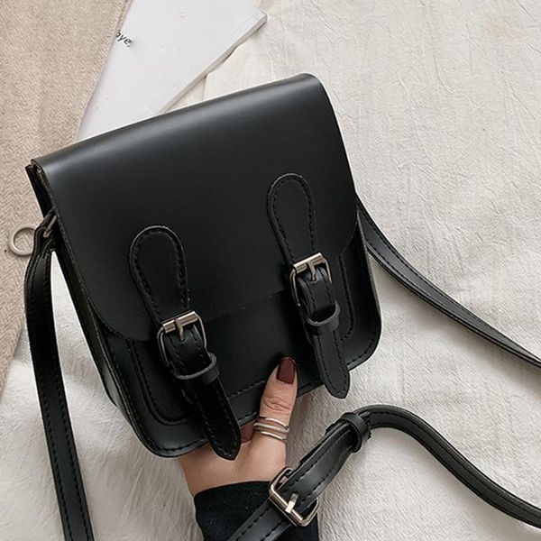 

women's shoulder bag handbags women bags crossbody bags for women 2020 solid color leather messenger bag