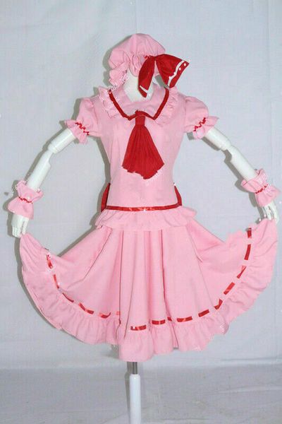 

touhou project remilia scarlet cosplay costume new dress, Black;red
