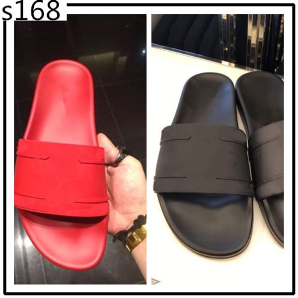 

men beach slide sandals medusa scuffs 2019 slippers mens black red beach fashion slip-on designer sandals 8