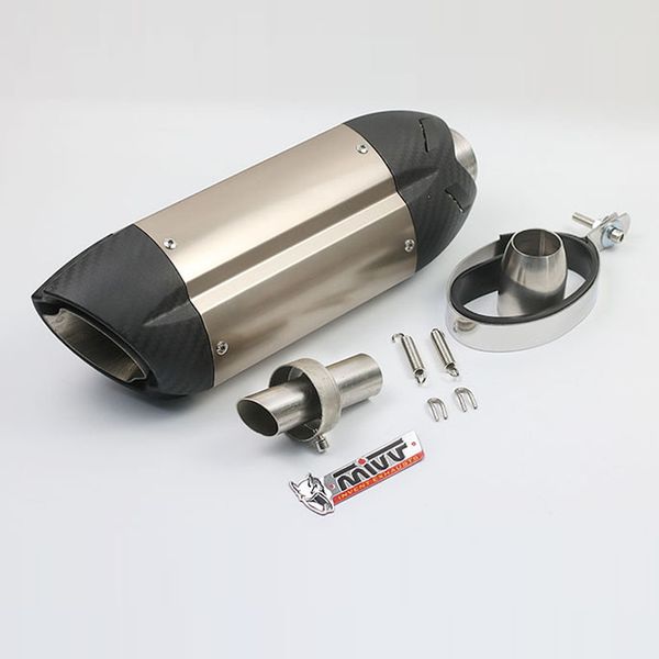 

51mm universal motorcycle exhaust modified mivv muffler pipe with db killer z800 devil 796 modified exhaust pipe