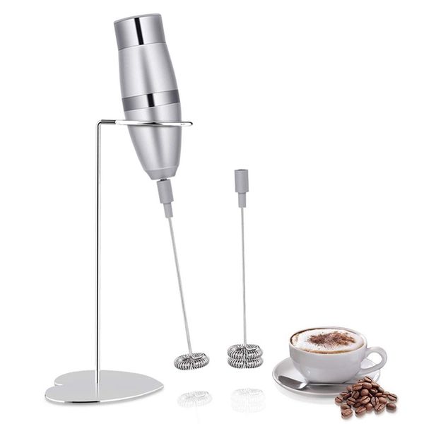 

milk blender - milk frother, electric handheld foam maker for making coffee, cappuccinos, chocolates, as creamer and
