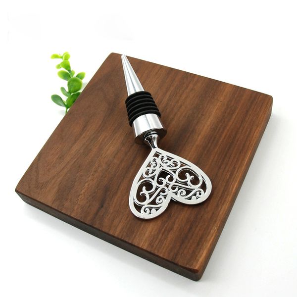 

heart shape bottle ser red wine storage twist cap plug sealed tools for bar accessories