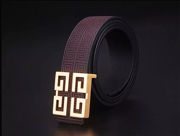 

2019 new fashion mens business luxury belt designer belt smooth buckle genuine leather belts for men brand designer ing, Black;brown
