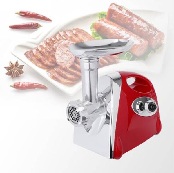 

2019 sales wholesales 1200w electric meat grinder sausage maker with handle red