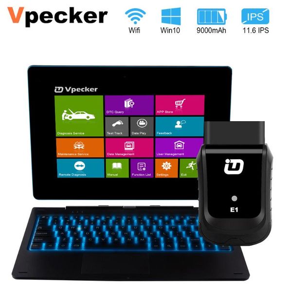 

vpecker е1 obd2 сканер чтение эбу подушек безопасности полный система автомобильный диагностический инструмент tpms для абс масло dpf сброс