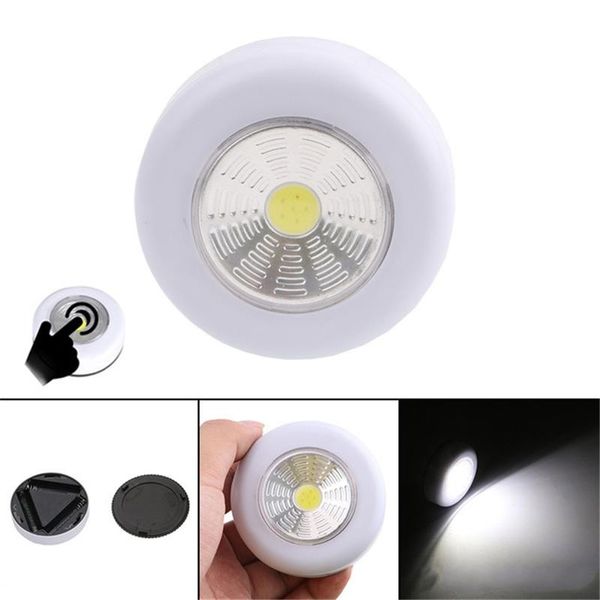 

Cob led night light wardrobe touch light lamp 3w battery powered kitchen cabinet clo et pu h tap home tick on lamp