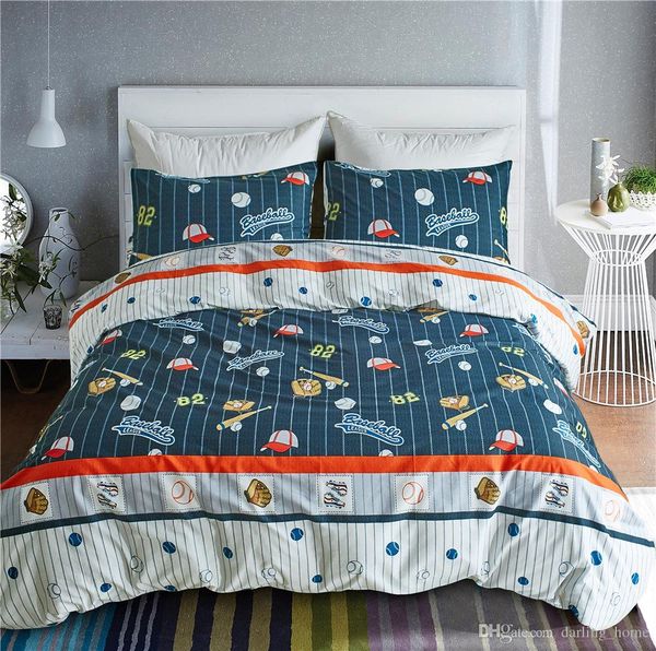 4 Styles Cartoon Us Size Cotton Twin King Household Bedding Sets