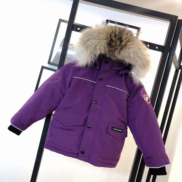 

child designer down coat 2019 new arrival solid color long sleeve coat for boys girls luxury kids keep warm hooded down coat, Blue;gray