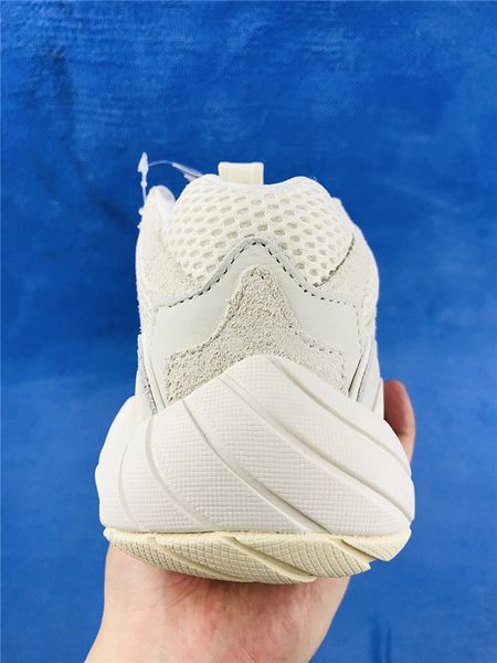 

with box 500 bone white kanye west running shoes 2019 designer men shoes super moon yellow blush desert rat 500 sport sneakers