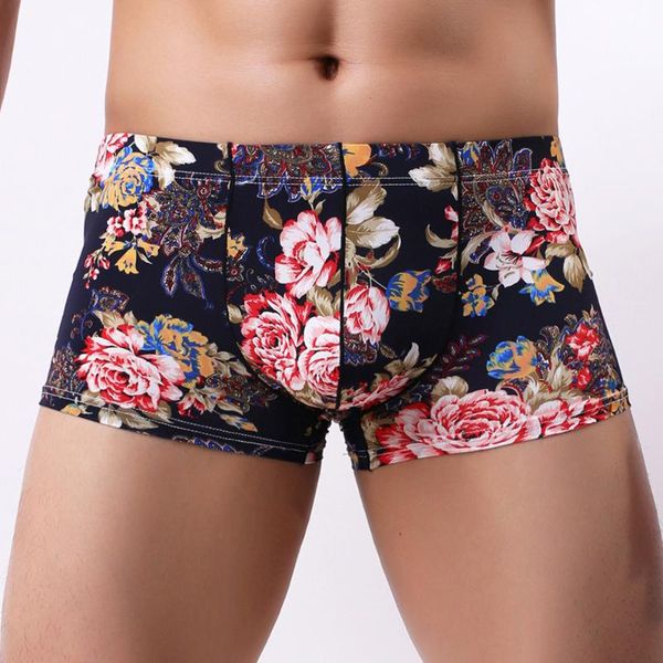 

men's underwear cotton comfortable boxer jockstrap men lingerie lace boxer breathable underwear pant pouch underpants, Black;white