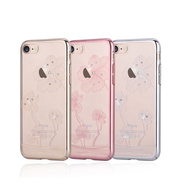 

Оригинальный запятая Crystal Flora 360 Swarovski Element Ультра тонкий защитный чехол для iPhone 7/7 P