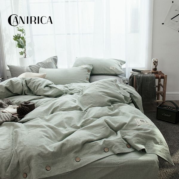 Canirica Linen Bedding Set Bedroom Comforter Bedding Sets Cat