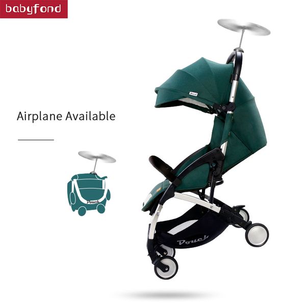 

adjustable baby stroller can sit reclining lightweight folding children's trolley on the plane safety absorber stroller