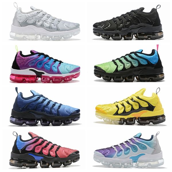 

new tn plus men sports trainers triple black sunset grey running sneakers women tns chaussures womens mens designer shoes big size us 13