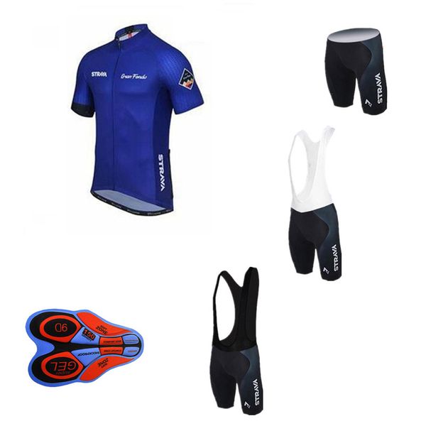 

strava team cycling short sleeves jersey (bib) shorts men sleeveless vest sets quick dry mountain bike clothes wear size xxs-5xl e2306, Black;red