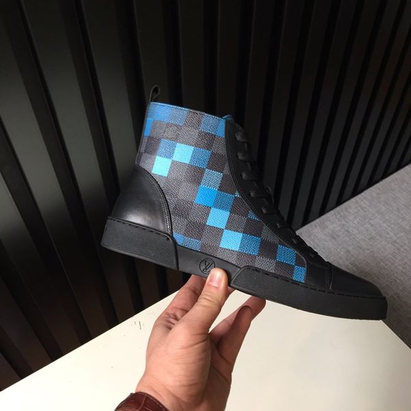 

2020 fashion high-quality casual high-shoes, men's designer comfortable wild shoes, box size 38-45as