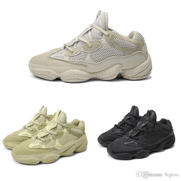 

2020 running shoes sneakers 500 blush desert rat 500 super moon yellow designer shoes kanye west mens women sport casual shoes 36-46, White;red