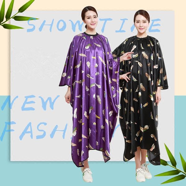 

1pcs professional hairdressing apron hair cutting flower printing cape barber styling salon camps hairdresser wrap cloth(k075