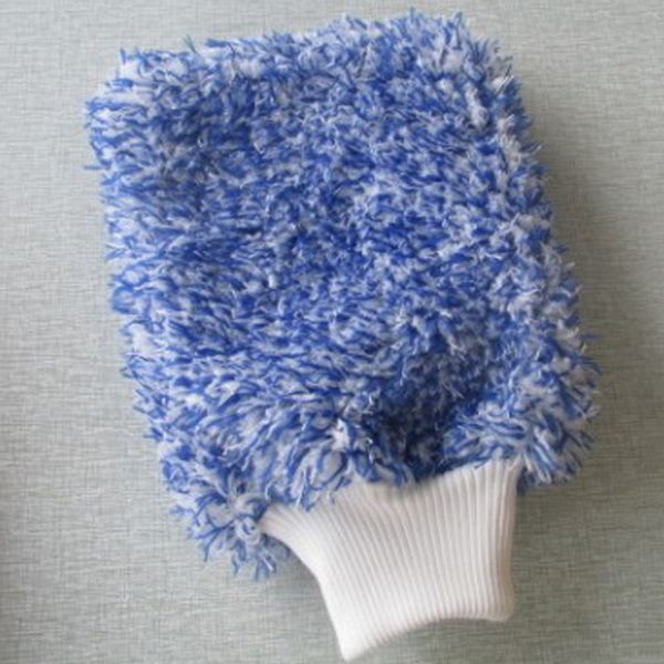 

soft car cleaning wash gloves high density microfiber washing gloves 28.5*20cm