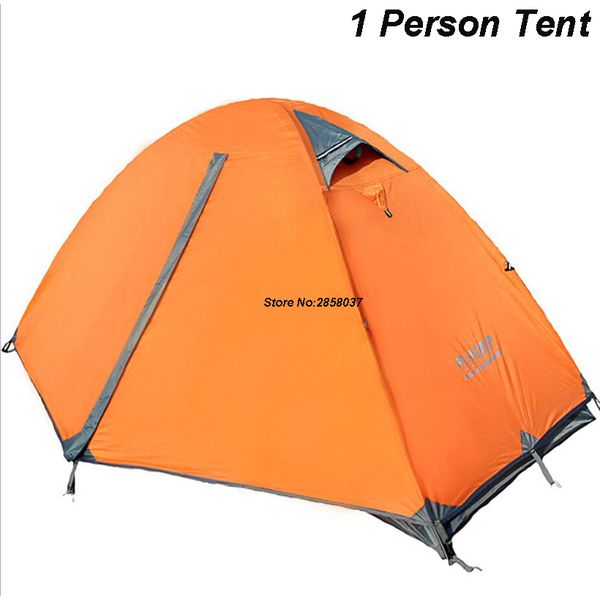 

2kg unti-uv ultralight tent 1 single person double layers travel fishing beach camping tent outdoor tents camping high quality