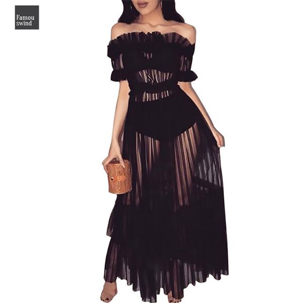 

сетка sheer vestidos платье плюс размер sexy slash шеи плеча twill полосатый платья макси-клуб outfit платья elegant партии, Black;gray