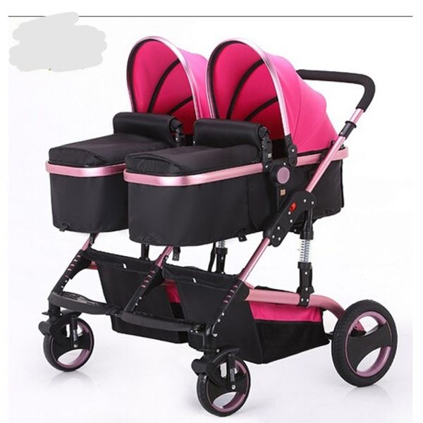 

twins baby stroller activity gear tweeling prams for newborns twins stroller cochecito bebe gemelar ombrelle poussette plegable