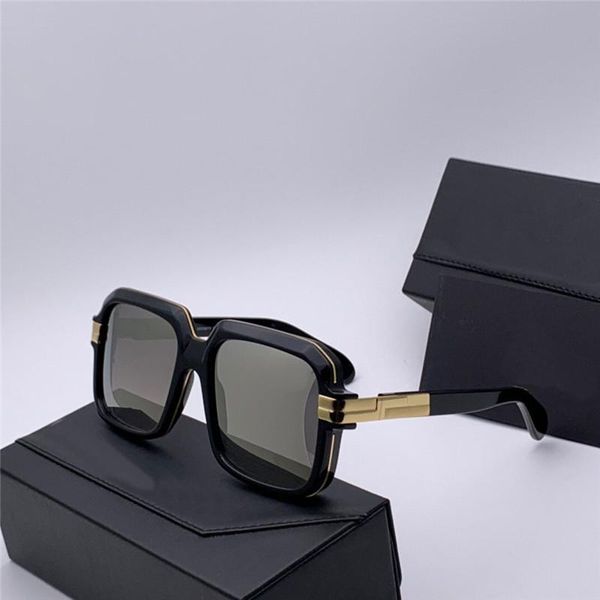 

new popular men german design sunglasses 667 square retro classic frame sunglasses fashion simple design style with box, White;black