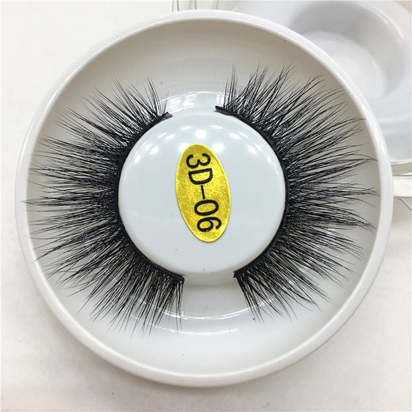 

#501 2018 new fashion 1 pair luxury 3d false lashes fluffy strip eyelashes long natural party hip